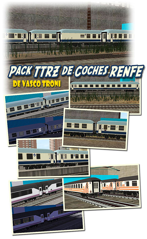 Pack TTRZ Coches RENFE