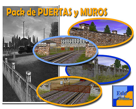 Pack de muros y puertas