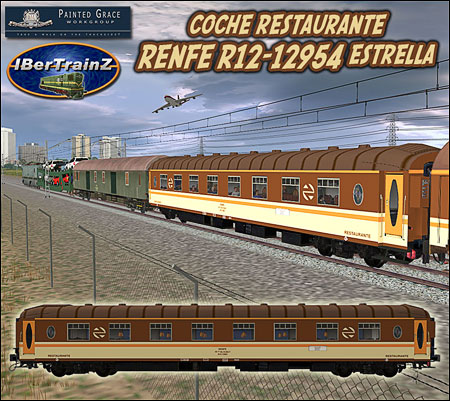 Coche restaurante RENFE R12-12954