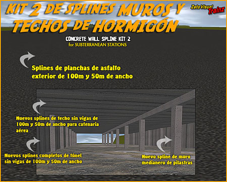 Kit de muros y techos de hormigón para estaciones subterráneas 2
